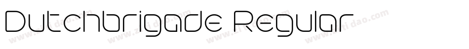Dutchbrigade Regular字体转换